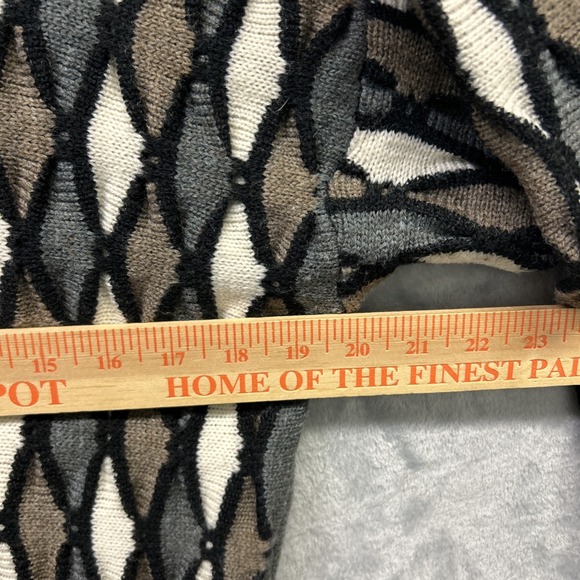 Vintage Le Tigre Sweater Mens Small 3D Knit Textured Wool Blend Cosby Granpacore - Picture 6 of 8